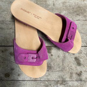 Kate Spade + Dr. Scholl's slides sandals in Violet